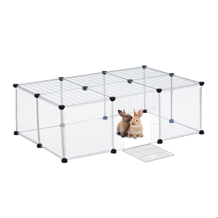 Comparer les prix de Cage pour petits animaux en 12 éléments - 10039309-0