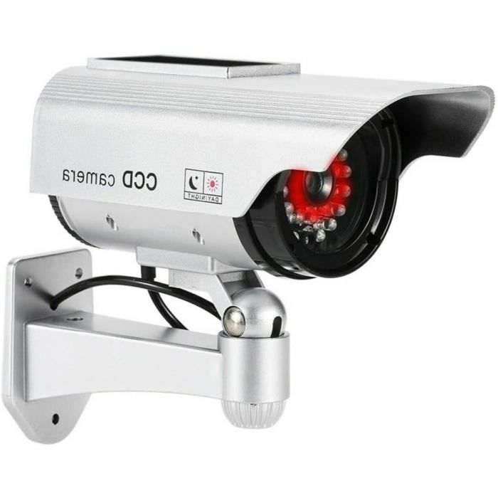 Caméra Factice Dôme De Sécurité - Leurre Avec Lumière LED Rouge Clignotante - Dob-1