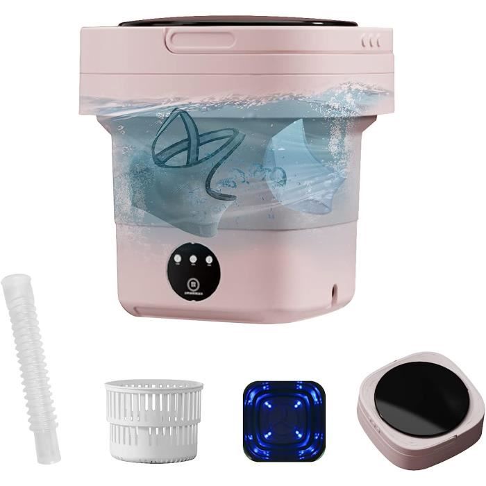 Mini Machine à Laver Pliable Portable, Lave linge pour Etudiant, Petite Machine à Laver