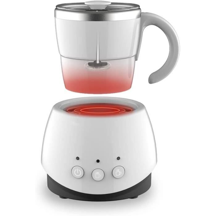 Mousseur à Lait Automatique 4 Fonctions 700 Ml - Bouilloire En Acier Inoxydable 500W