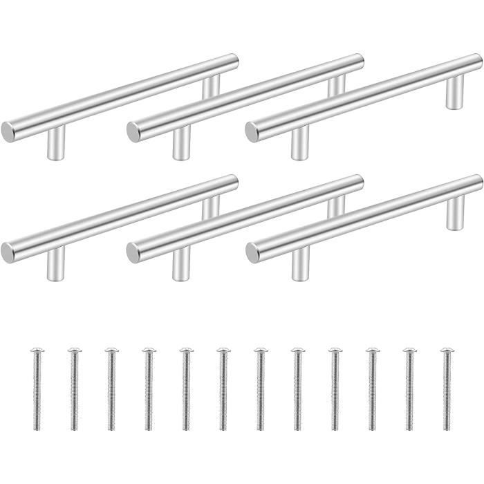 Lot de 2 poignées de traction carrées en acier inoxydable pour hayons de cabine, portes de placard de bateau