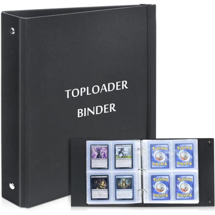 TopLoader Classeur avec 50 pages pour cartes à collectionner et 4 pochettes  pour cartes à collectionner352 - Cdiscount Jeux - Jouets