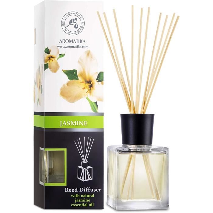 Diffuseur Parfum de Jasmine 200ml avec Huile Essentielle Naturelle de