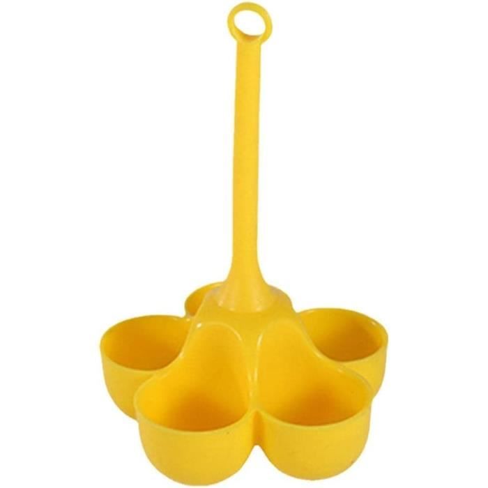 Plateau À Œufs À La Vapeur À 5 Trous, Support À Œufs En Silicone Pour Pocher Les Œufs Bouillants