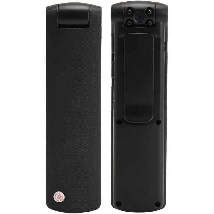 Denash Mini Caméra Portable HD 1080P Avec Vision Nocturne - Enregistreur Vidéo Pour Agents De Sécurité
