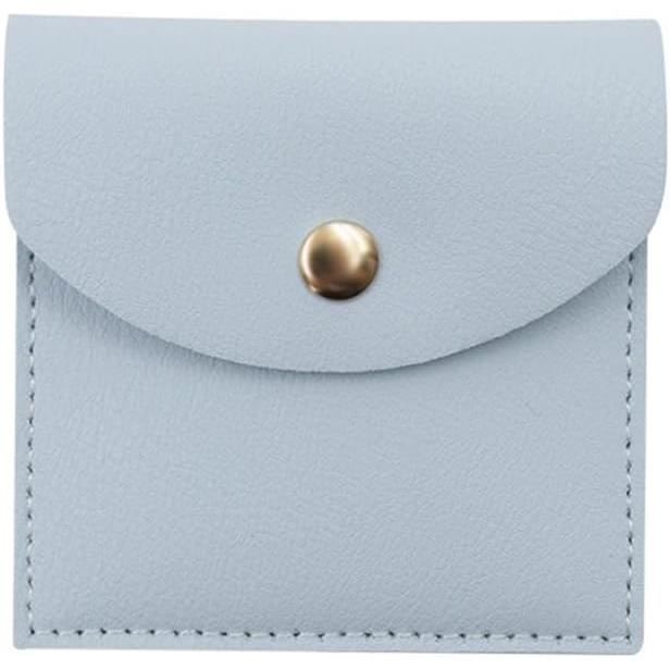 Mini Pochette De Voyage Pour Bijoux En Cuir - Léger, Pliable Et Compact | Parfait Pour Ranger Vos Bijoux En Déplacement (Gris)