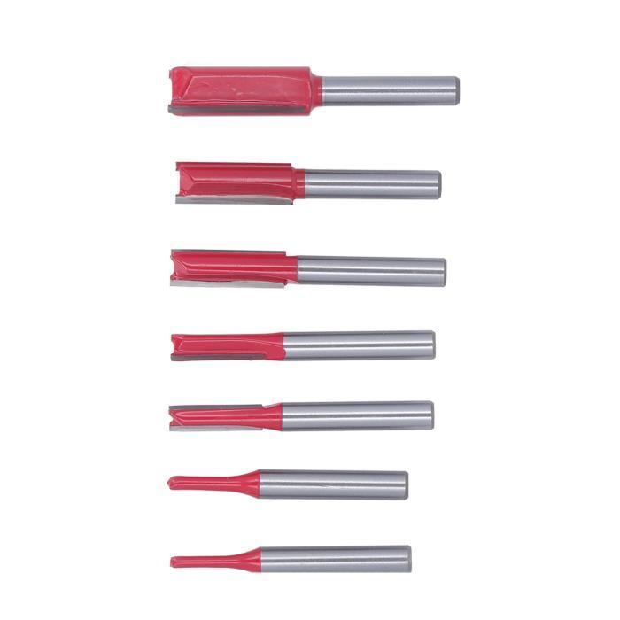Lot De 4 Fraises à Copier Acier Tungstène - Tige 1/4" - Diamètres 1/4, 5/16, 3/8, 1/2" - Pour Bois - 3