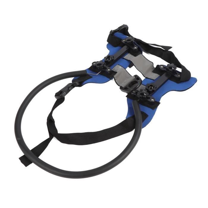 Meilleurs prix pour Vvikizy anneau anti-collision pour animaux de compagnie Harnais à anneaux pour chien aveugle, anneau animalerie kit Bleu S