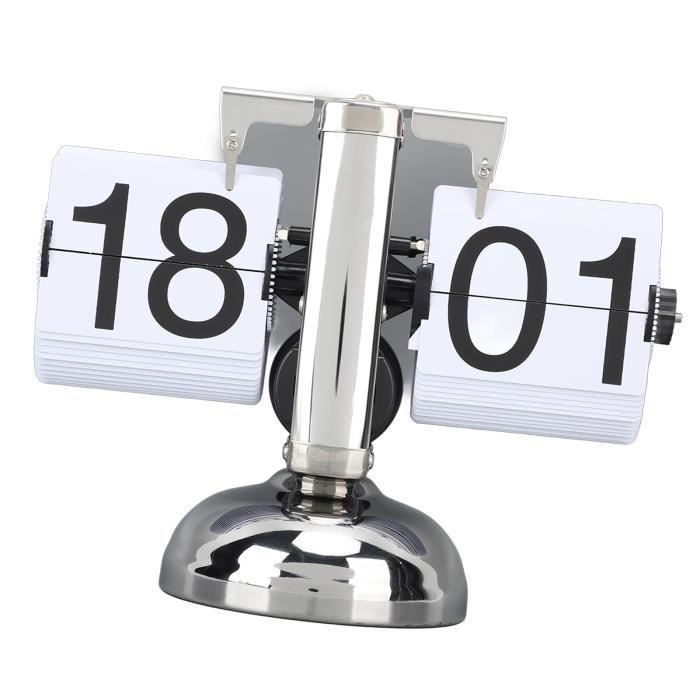 Horloge à bascule - VVIKIZY - Rétro - Acier inoxydable 304 - 24 heures - Grand affichage facile à lire