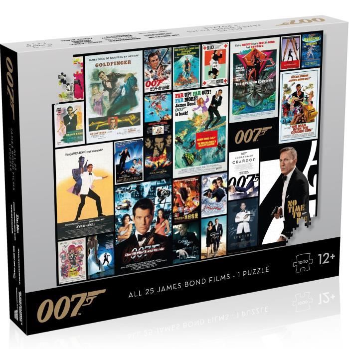 Clementoni Puzzle 1000 pièces CLEMENTONI " affiches films,bd vintage " neuf 