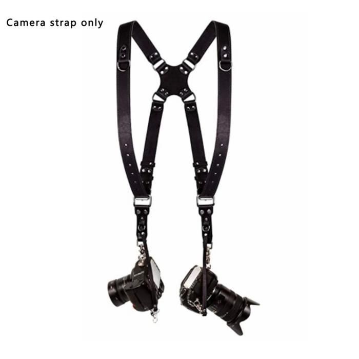 Accessoires De Sangle D'Appareil Photo Pour Deux Caméras, Sangle De