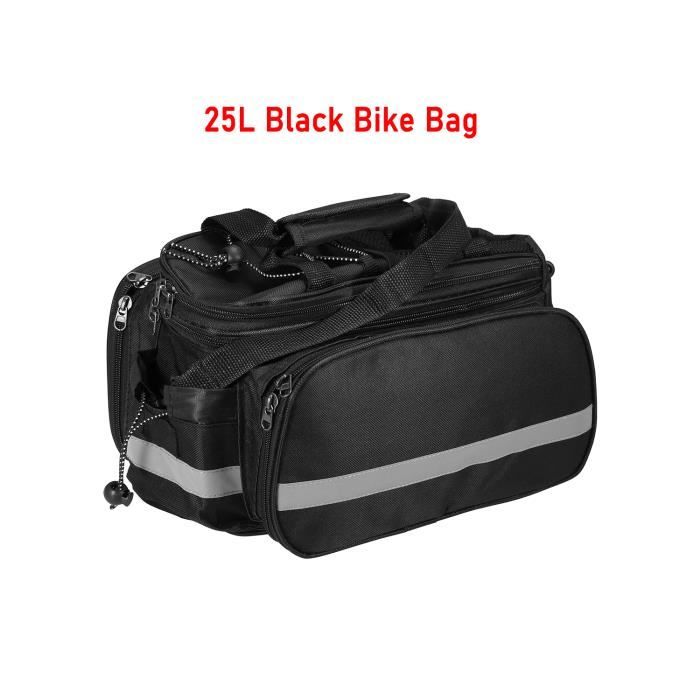 MOSISO Vélo Étagère Sac, Pivoine Hydrofuge Vélo Tronc Sacoche Arrière