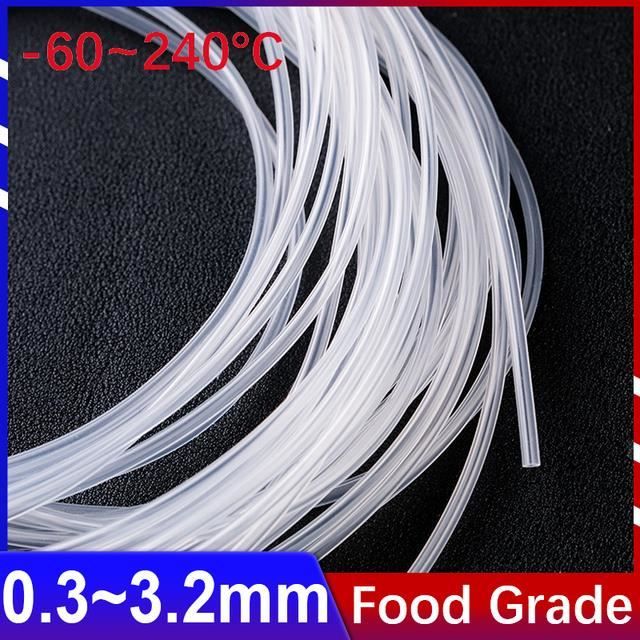 Tuyau Silicone Alimentaire 10m - Transparent ID 7mm OD 9mm, Flexible Résistant Haute Température Pour Eau, Air, Pompe, Aquarium, Transfert Liquides