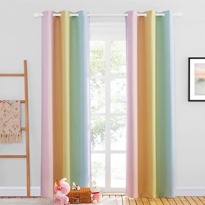 Rideaux Voile Transparents Pour Chambre - Polyester Beige 86x183 Cm - 2 Panneaux - Style Bohème, Moderne