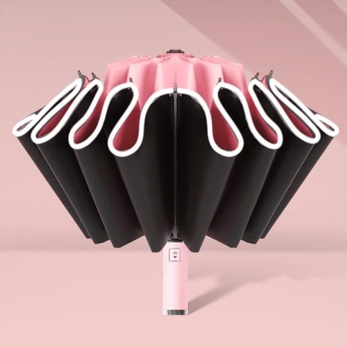 Grand parapluie pliant automatique, résistant au v... – Grandado