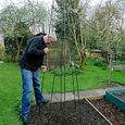 GardenSkill Treillis pour Concombre, Haricot Grimpant, Tomates 2,4 m de Haut - Tuteur Potager Support Plante Exterieur pour Jardin-1