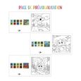 Livre de coloriage magique enfant | 20 dessins d'animaux à colorier | Cahier d'activités pour enfants de 4 à 8 ans.-1