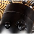 DOMO DO8146 Ventilateur sur pied BOIS - Diamètre 45 cm  - Réglage hauteur jusqu'à 140 cm - Entièrement métallique-1