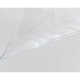 Nappe Transparente épaisse 0,80 mm d'épaisseur – Rectangle 140 x 250 cm – Film robuste protection PVC transparent (sans plis)-1