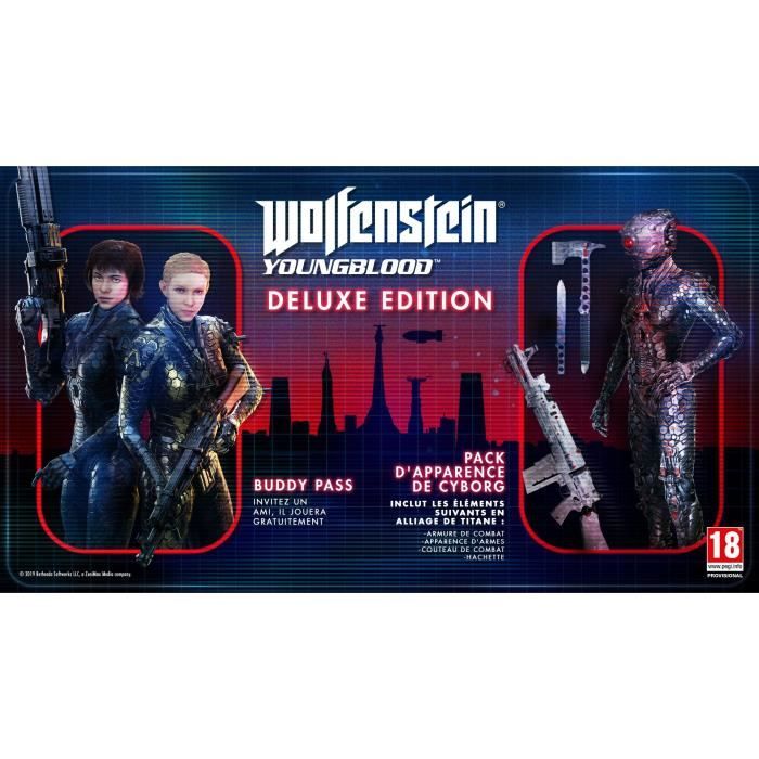 Wolfenstein Youngblood - Édition Deluxe PS4 PAL FR - Neuf Sous Blister, Prêt à Jouer !