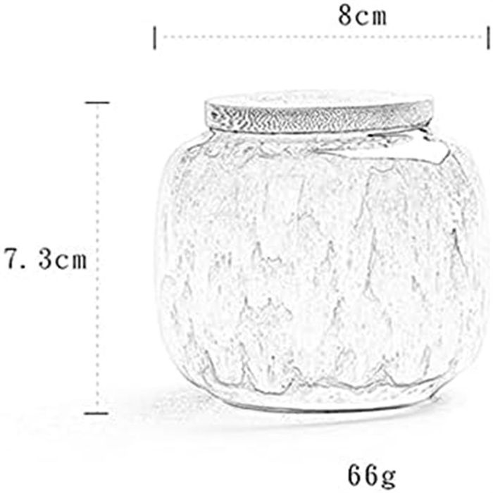 DOERDO Grand Pot De Fermentation En Verre Scellé Avec Couvercle Hermétique Pour Cornichons