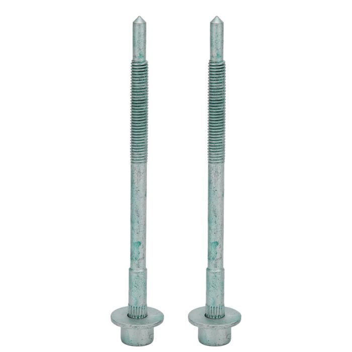Lot De 2 Boulons De Fixation M8 Pour Suspension VTT – Semi-ronds Hexagonaux, Longueur 29/40 Mm, Acier Carbone, Avec écrous 12 Mm