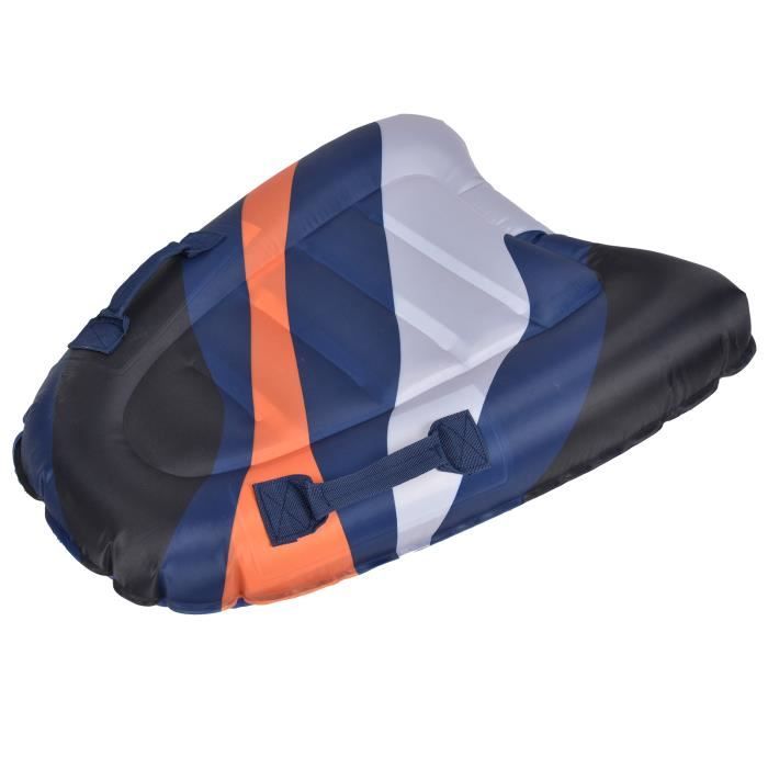 CIYIN Bodyboard Gonflable Enfant 110x48cm - Planche Surf Piscine Avec Poignées & Fenêtre Sous-Marine - Idéal Plage, Natation, Jeux D'Eau