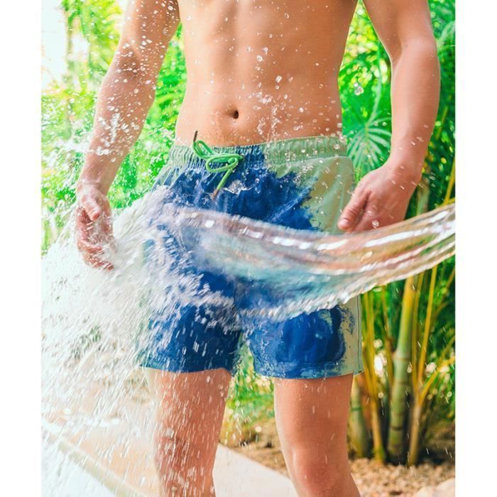 Maillots de bain bleus homme et shorts de bain bleus homme, chic et décontracté
