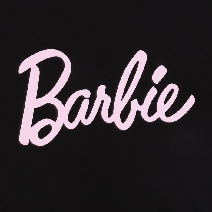 Chemise De Nuit Barbie Rose Pailletée Pour Filles - Nuisette Glamour Officielle Avec Logo