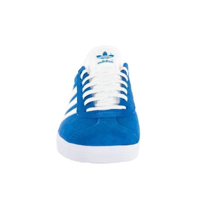 Baskets mode adidas originals gazelle blue ftwwht goldmt 41 1 3