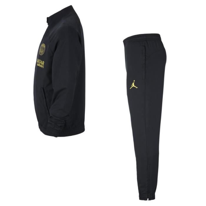 Survetement nike noir et jaune deals