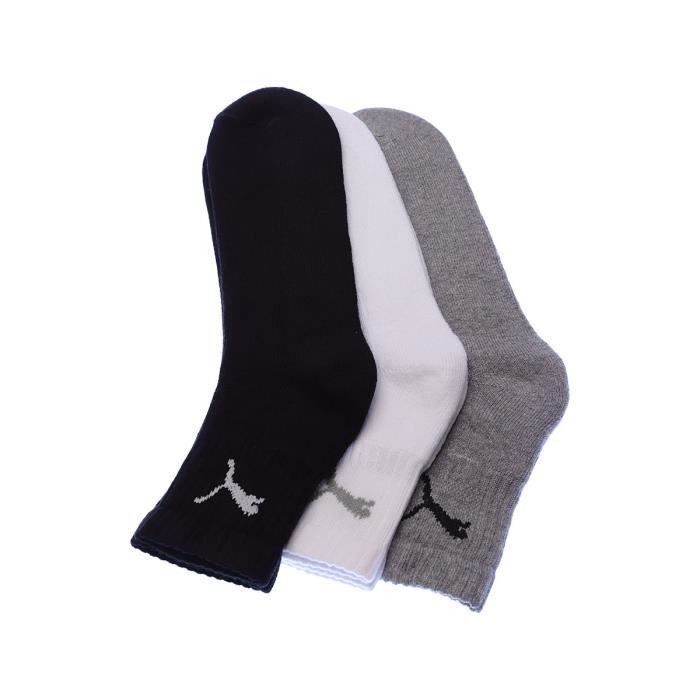 Chaussettes Puma CREW HERITAGE anthracite en vente au meilleur prix