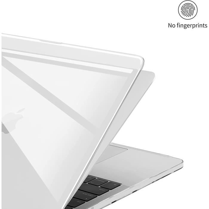 TECOOL Coque MacBook Pro 13 Pouces M2 2022 M1 2020-2016 Touch Bar Modèle  A2338 A2289 A2251 A2159 A1989 A1708 A1706, Noir - Cdiscount Informatique