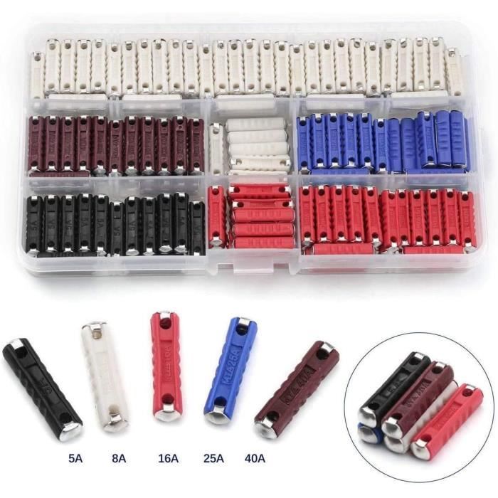 BIGP 200 Pi ces Kit De Bo te Fusibles Torpille Pour Voiture 5A 8A bigp-200-pi-ces-kit-de-bo-te-fusibles-torpille-pour-voiture-5a-8a