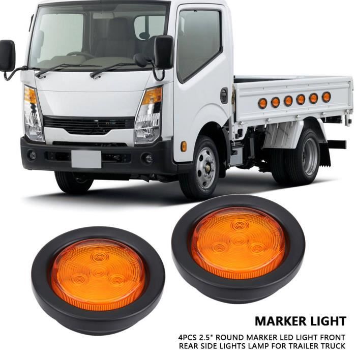 Zerone Feu arrière LED Remorque camion LED arrière feu arrière clignotant  étanche feux arrière remorque / camion - Cdiscount Auto