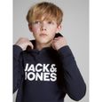 JACK&JONES 12152841 CORP LOGO SWEAT-SHIRT Boy NAVY BLACK-2