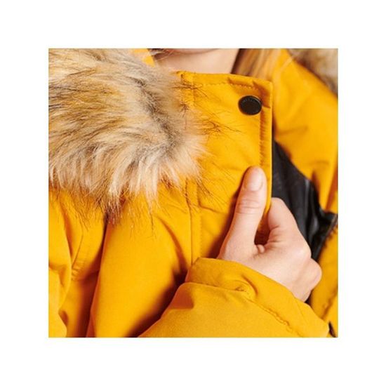Doudoune Femme Superdry Everest Jaune Synthetique Jaune Cdiscount Pret a Porter