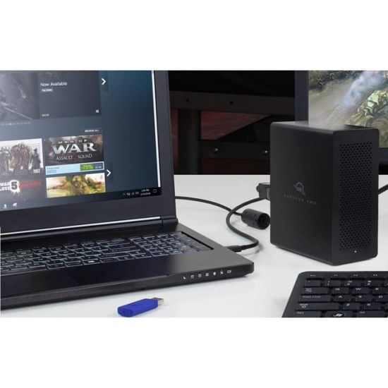 OWC Express 4M2 Boitier RAID 4 baies Thunderbolt 3 SSD M.2 NVMe Cdiscount Informatique