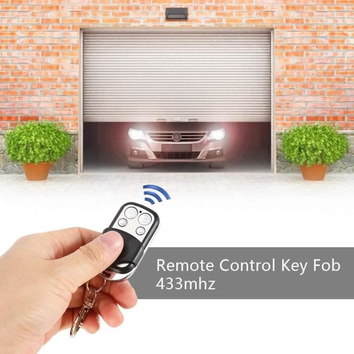 Telecommande Universel pour Portail 4 Pcs Universel sans Fil Voiture T l commande Porte cl s pour Voiture Garage Porte 295