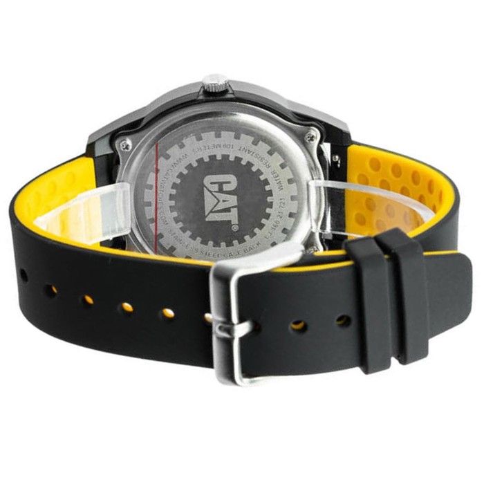 Montre caterpillar sales noir et jaune