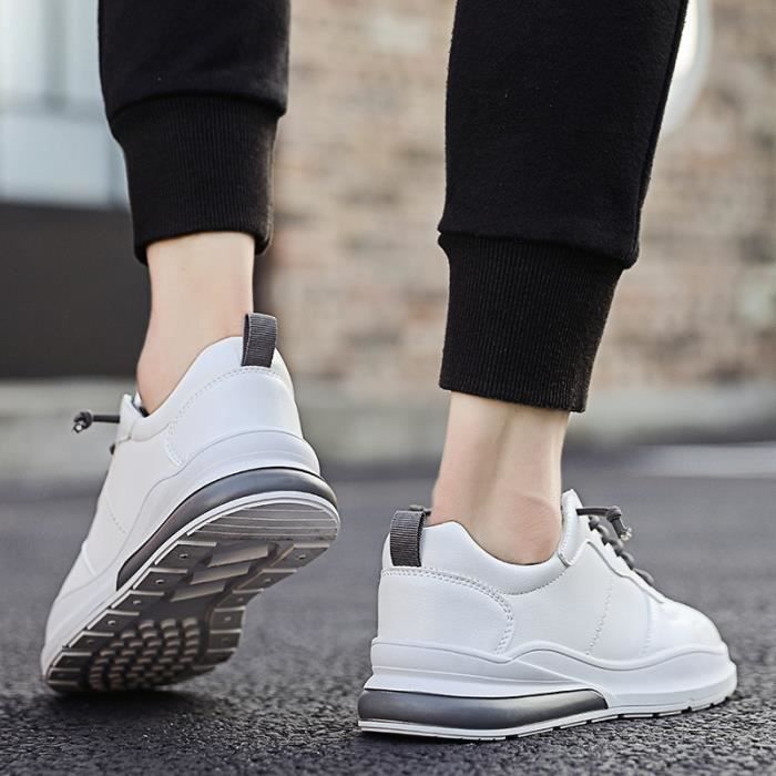 Baskets Homme Chaussure Hiver Jogging Sport Ultra Leger Respirant Chaussures Blanc Cdiscount Chaussures