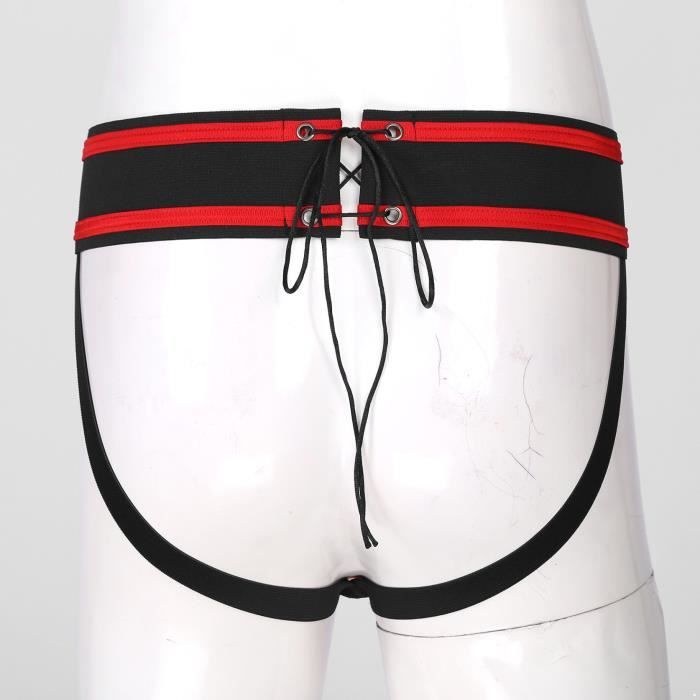 Ranrann Homme String Brillant Slip Sous-vêtement Sexy Tanga G