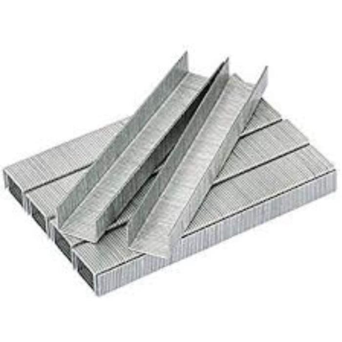 Agrafes Rapid 14mm - 5000 Pièces - Fil Galvanisé - Fixation Extérieure