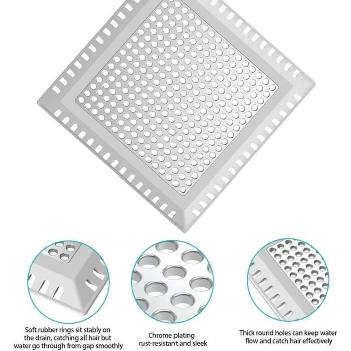 Bouchon D'évier Réglable En Acier Inox 304 - 82 Mm, Pour éviers Cuisine, Facile à Nettoyer - 4