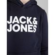 JACK&JONES 12152841 CORP LOGO SWEAT-SHIRT Boy NAVY BLACK-3