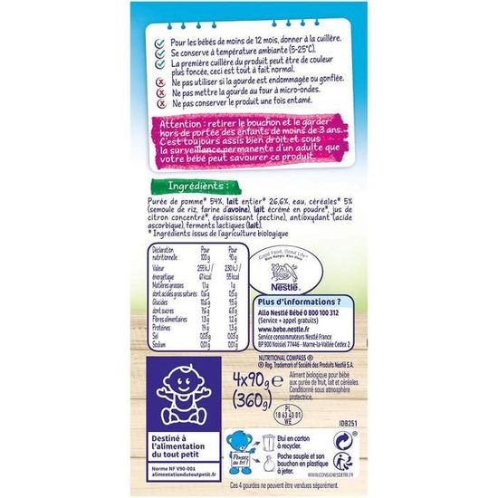Nestle P Tit Brasse Bio Pomme Cereales 4x90g Achat Vente Compote Dessert Fruite Nestle P Tit Brasse Bio Pomme Cereales 4x90g Cdiscount Nestle P Tit Brasse Bio Pomme Cereales 4x90g Achat Vente Compote Dessert Fruite Nestle P Tit Brasse Bio Pomme Cereales 4x90g Cdiscount