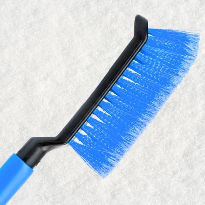 Grattoir Pare-brise Voiture 2 En 1 Avec Brosse à Neige - 60 Cm Détachable - Pour Dégivrage Et Déneigement Hiver