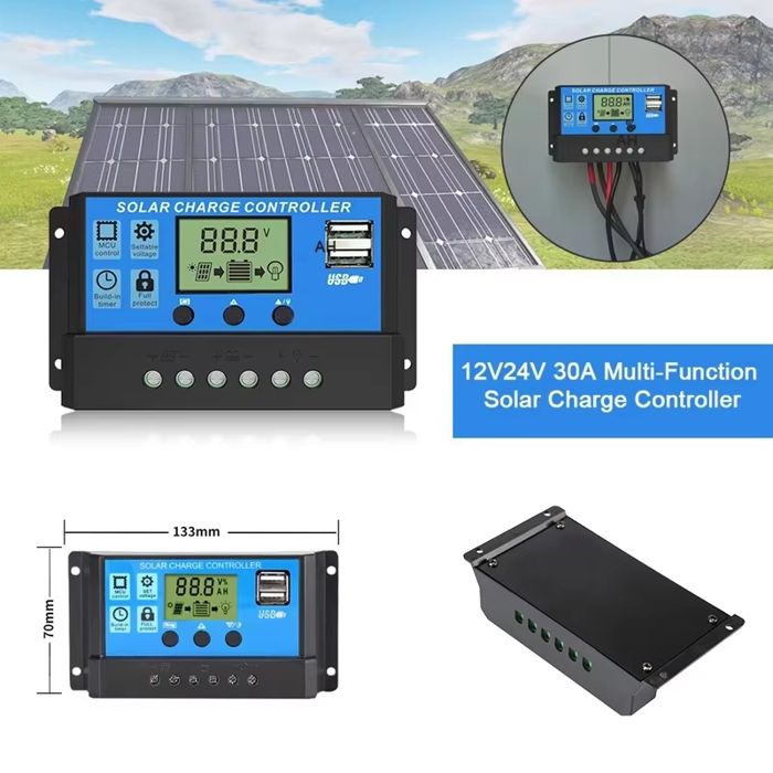 Kit Panneau Solaire 180W 12V Avec Régulateur – SODIAL, Idéal Pour Caravane Ou Van