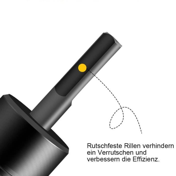 Cône à Vis Fendeuse De Bûches 50 Mm - Avec 3 Poignées Pour Perçage Manuel