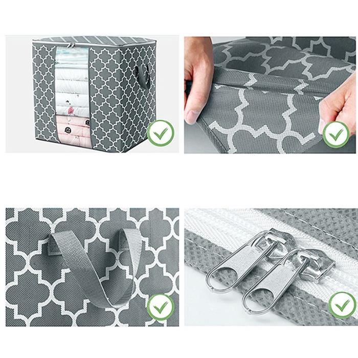 Boîte De Rangement Pliable 50X33X25Cm Boîte De Rangement Pliable 50X33X25Cm